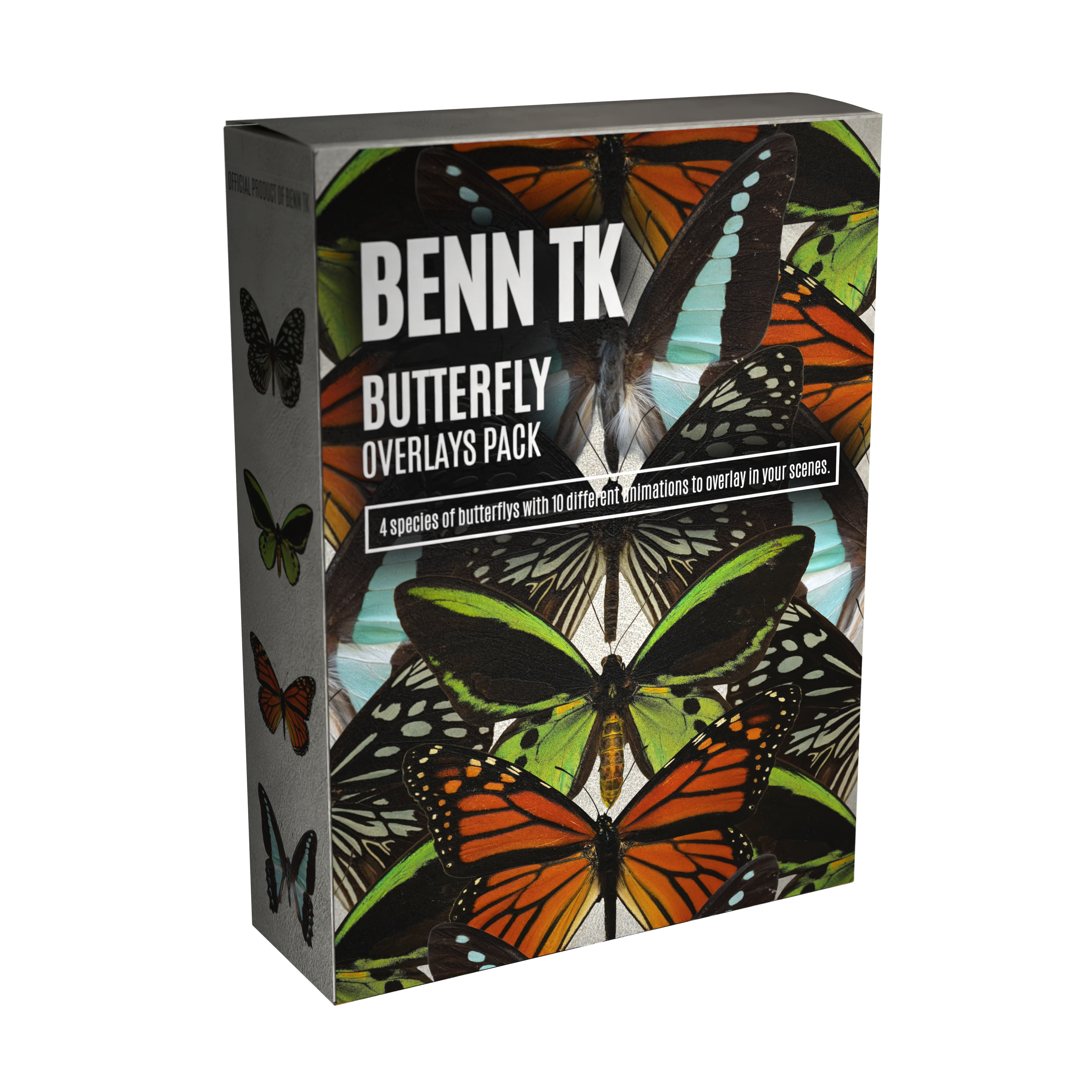 完璧主義 Benn Studios TK Benn – pack overlays Butterfly - TK 記録メディア