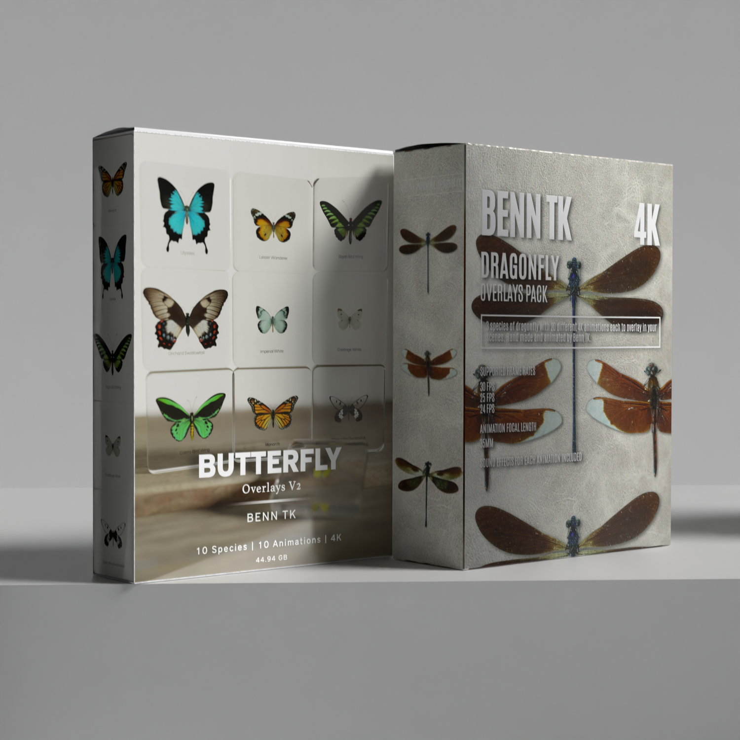 Butterfly V2 & Dragonfly overlays bundle